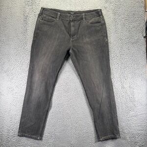 5.11 Tactical Jeans Mens 40x30 Gray Cotton Denim Tapered Leg Workwear Faded